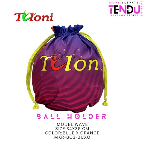 TULONI |  Holder for ball Tuloni mod. Wave-BLUE X ORANGE