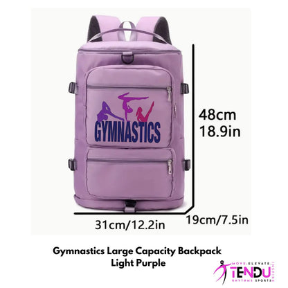 TENDU | Gymnastics Large Capacity Backpack -  Light Purple