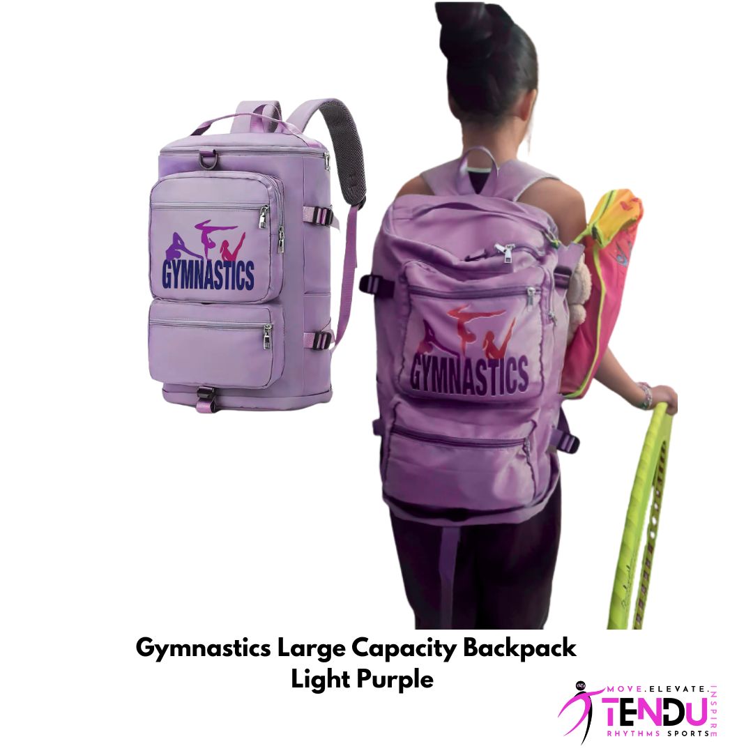 TENDU | Gymnastics Large Capacity Backpack -  Light Purple