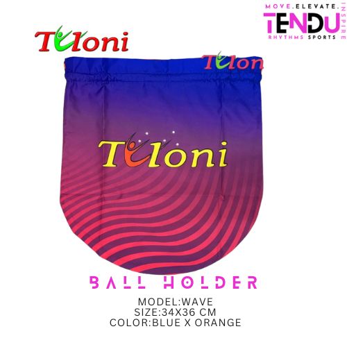 TULONI |  Holder for ball Tuloni mod. Wave-BLUE X ORANGE