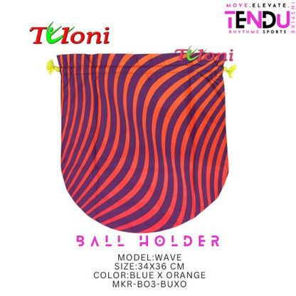 TULONI |  Holder for ball Tuloni mod. Wave-BLUE X ORANGE