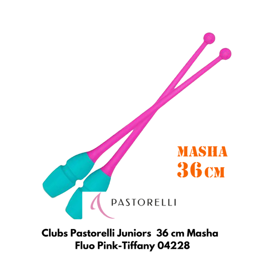 PASTORELLI | Clubs Pastorelli Junior 36 cm Masha col. Fluo Pink-Tiffany 04228(CL-P36-PT)