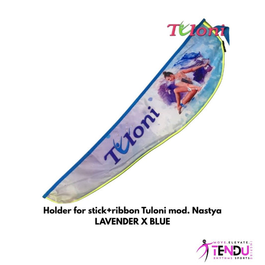 TULONI |   Holder for stick+ribbon Tuloni mod. Nastya -LAVENDER x SKY BLUE