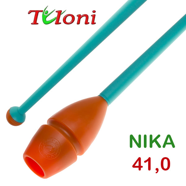 TULONI | Clubs Connectable 41cm mod. Nika bi-col. Orange x Turquoise (CL-T41-NOT)