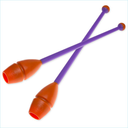 TULONI | Clubs Connectable 36cm mod. Nika bi-col. Orange x Purple ( CL-T36-NOP )