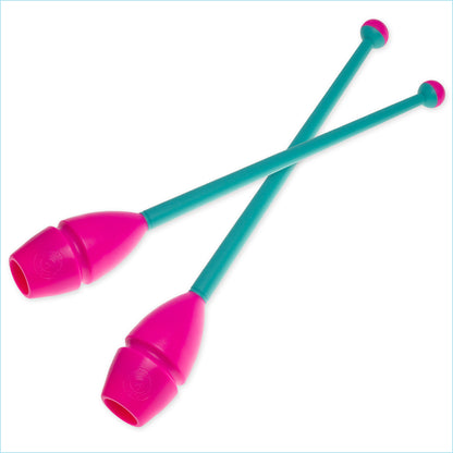 TULONI |  Clubs Connectable 36cm mod. Nika bi-col. Pink x Turquoise (CL-T36-NPT)