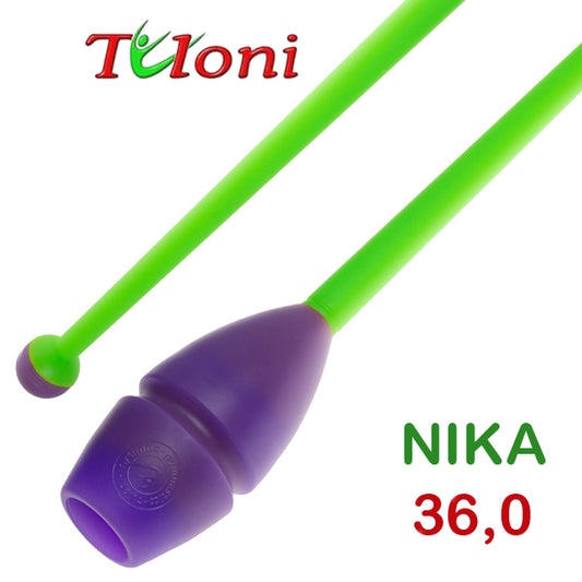 TULONI |  Clubs Connectable 36cm mod. Nika bi-col. Purple x Green (CL-T36-NPG)