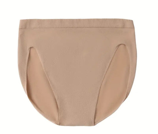 Undergarment High-Cut Underpants - Nude