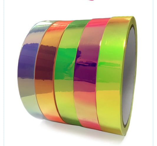 Tuloni  Holographic Tapes  1.5cm x 33m ( Tapes for Hoops & Clubs)