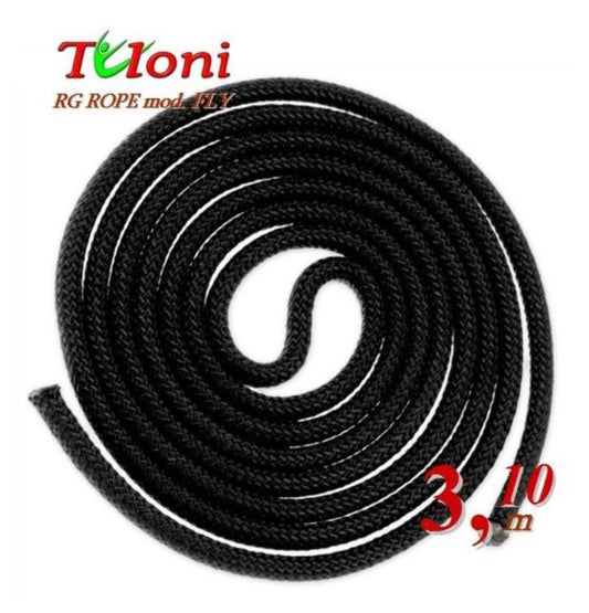 TULONI |  Competition Rope for Senior 3.1 m 170 gr. mod. Fly Black (RO-TF3.1B)