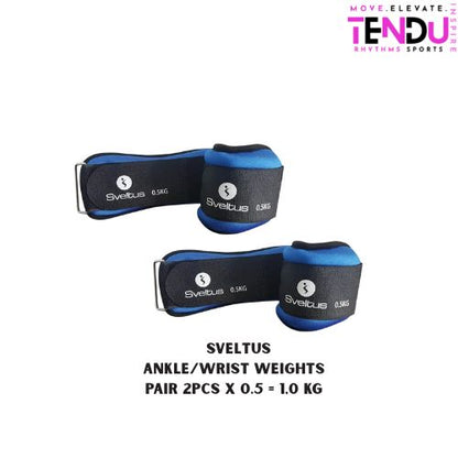 SVELTUS | Ankle/wrist weights Sveltus pair 2pcs x 0.5 = 1.0 kg