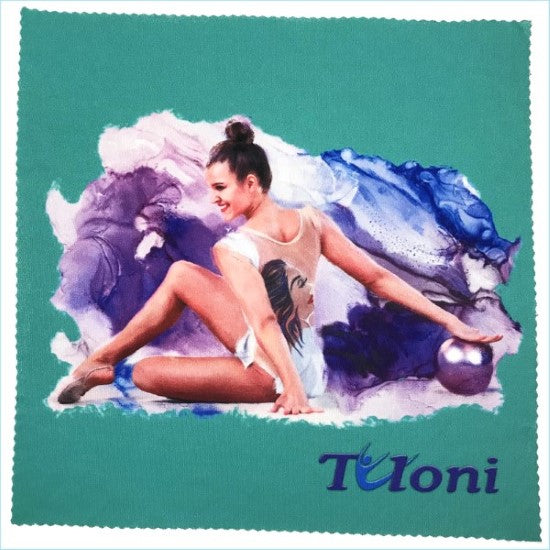 TULONI |  Towel for a ball Tuloni mod. Nastya - TURQUOISE