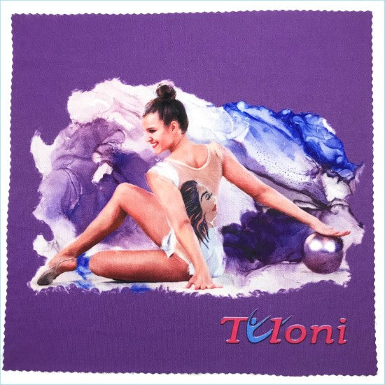 TULONI |  Towel for a ball Tuloni mod. Nastya - VIOLET