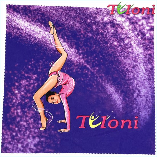 TULONI |  Towel for a ball Tuloni mod. Nika -FUCHSIA x VIOLET