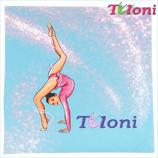 TULONI |  Towel for a ball Tuloni mod. Nika -LIGHT BLUE x LIGHT PINK