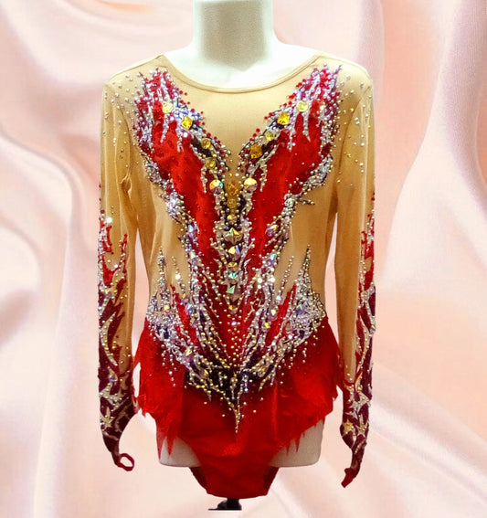 Fiery Grace  Rhythmic Gymnastics Leotard