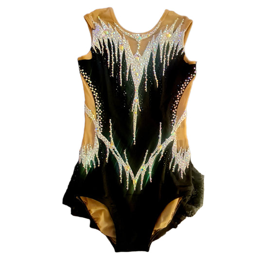Black Ice Rhythmic Gymnastics Leotard