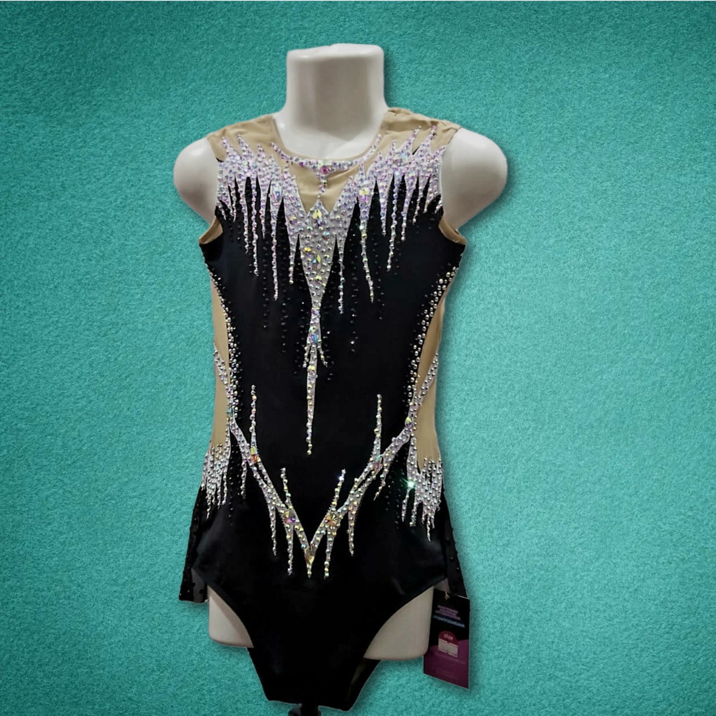 Black Ice Rhythmic Gymnastics Leotard