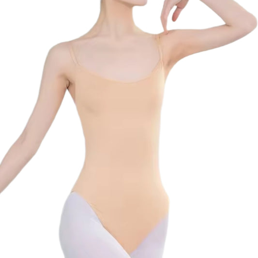 Women Nude Ballet Underwear Leotard - Flesh
