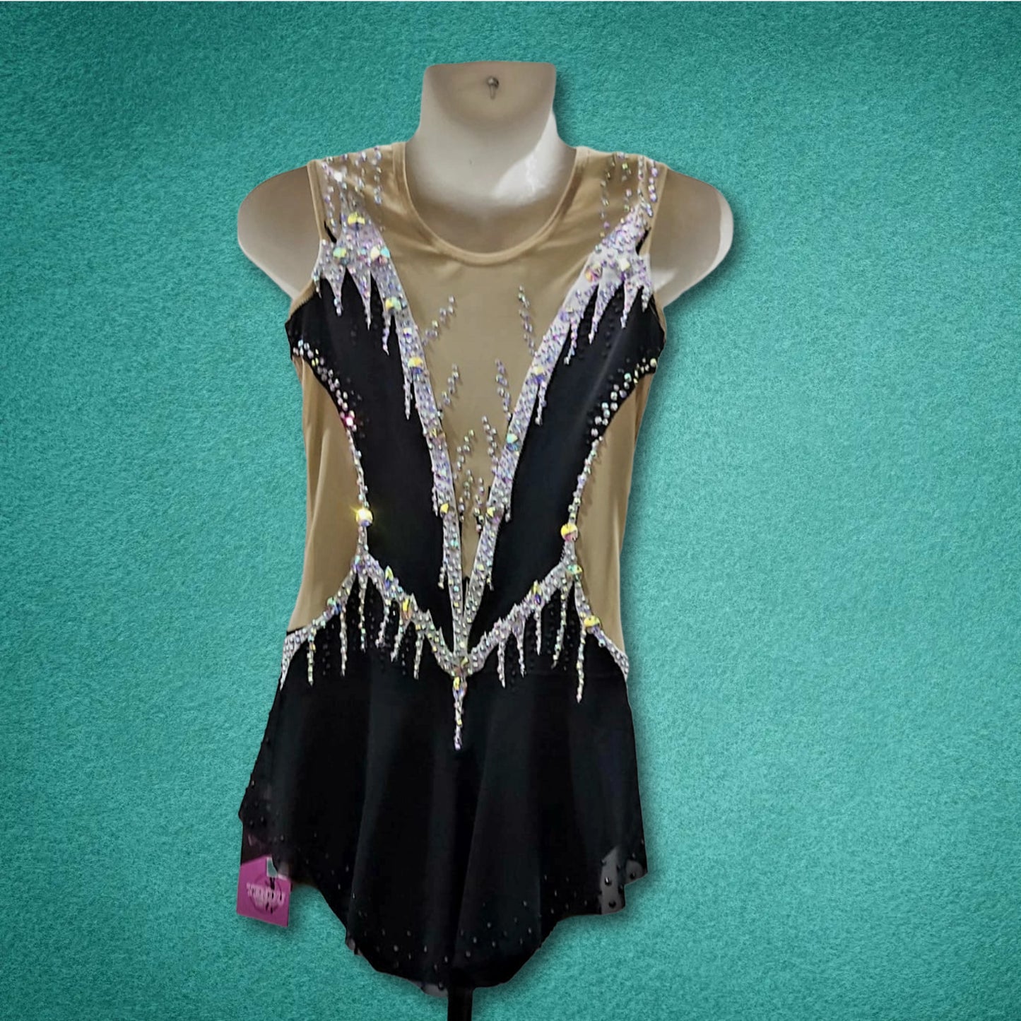 Black Ice Rhythmic Gymnastics Leotard