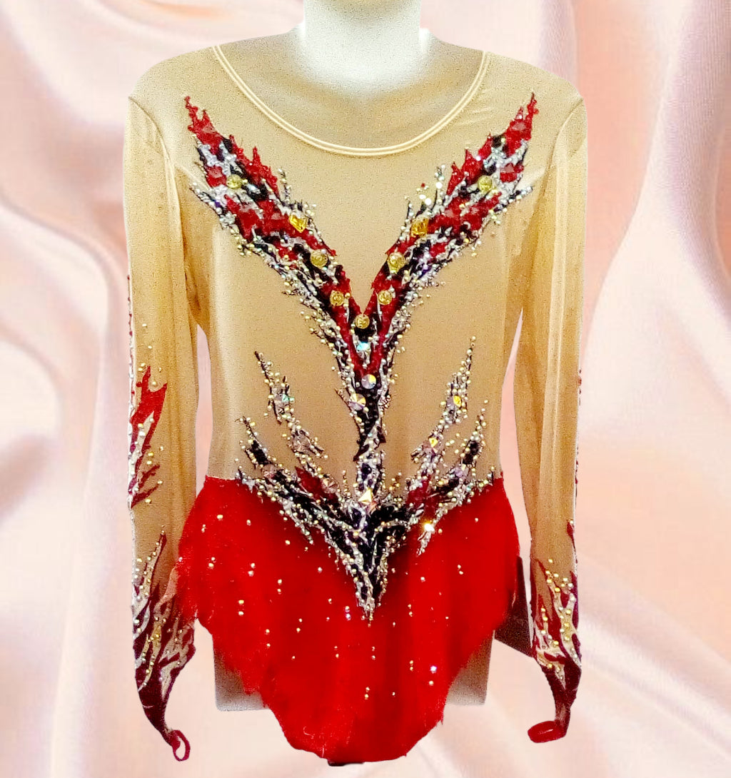 Fiery Grace  Rhythmic Gymnastics Leotard