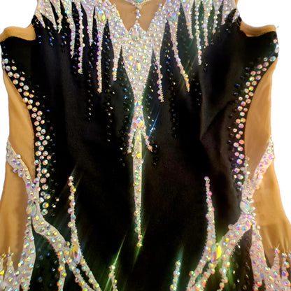 Black Ice Rhythmic Gymnastics Leotard