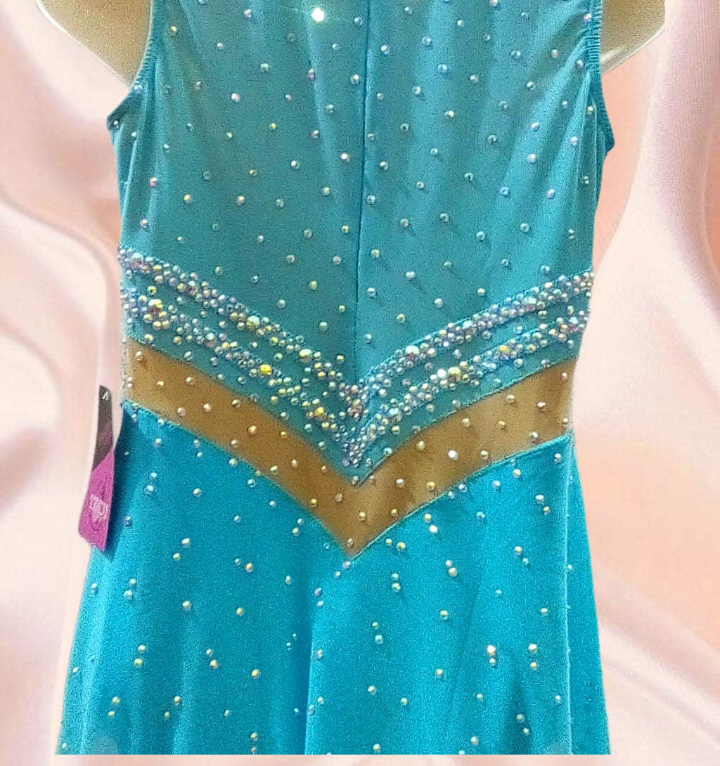 Aqua Radiance Rhythmic Gymnastics Leotard