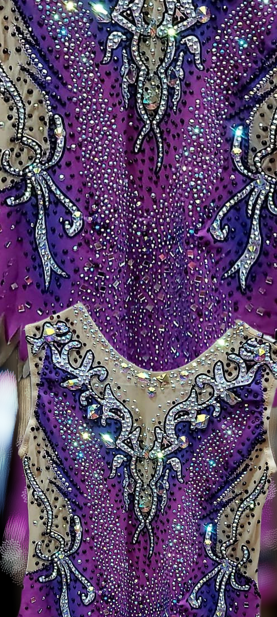 Purple Elegance  Rhythmic Gymnastics Leotard