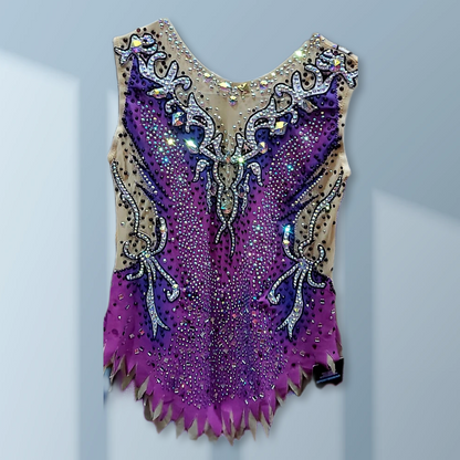 Purple Elegance  Rhythmic Gymnastics Leotard