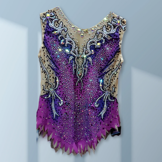 Purple Elegance  Rhythmic Gymnastics Leotard