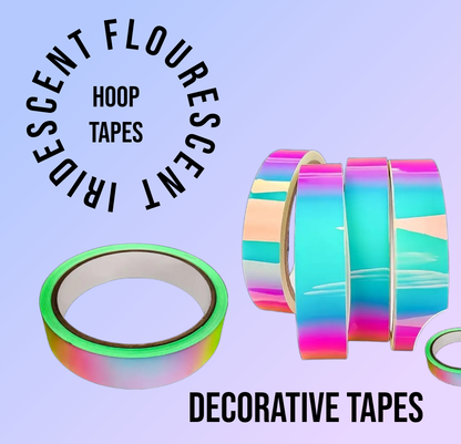 1 Roll Iridiscent/Flourescent Tape - for Hoops and Clubs (RGA-LT20-5M)