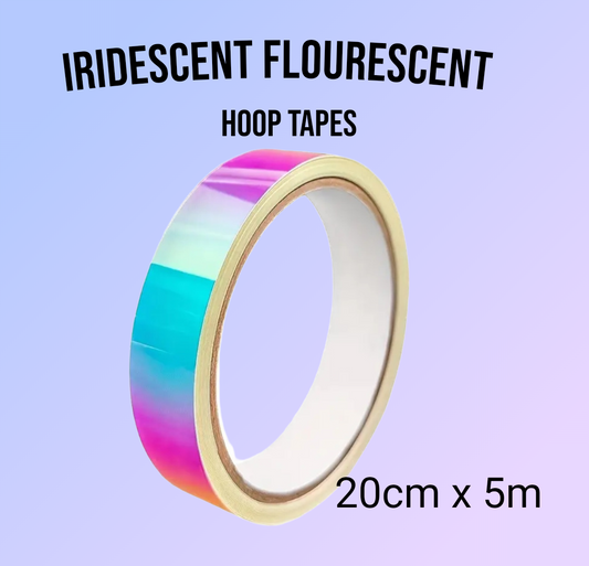 1 Roll Iridiscent/Flourescent Tape - for Hoops and Clubs (RGA-LT20-5M)