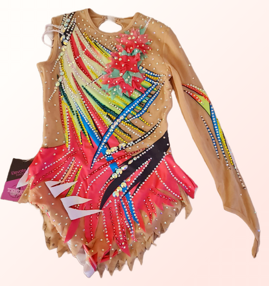 Flame Blossom – Rhythmic Gymnastics Leotard