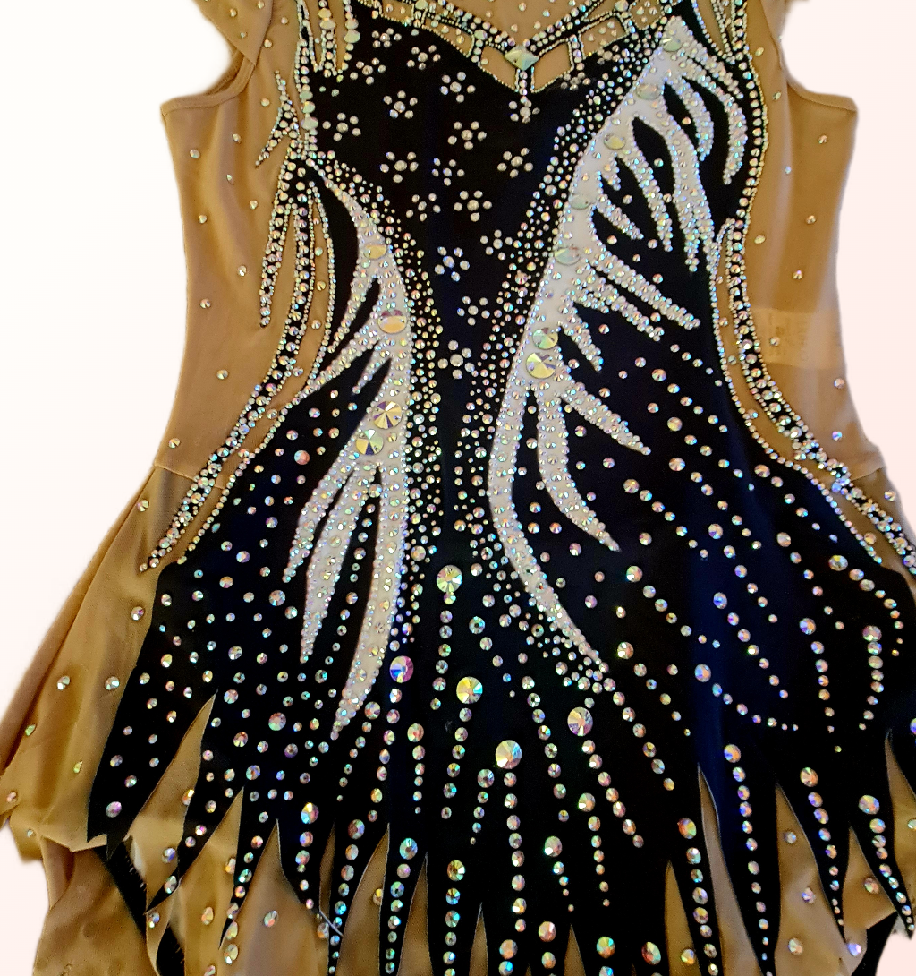 Black Aurora  Rhythmic Gymnastics Leotard