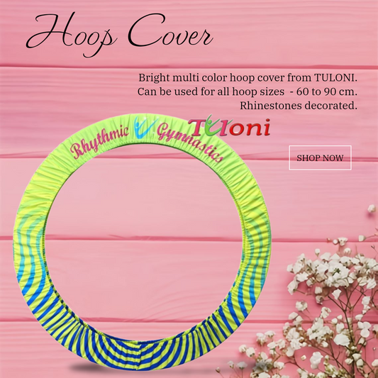 TULONI|Holder for Hoop - Model Wave (Yellow x Blue)