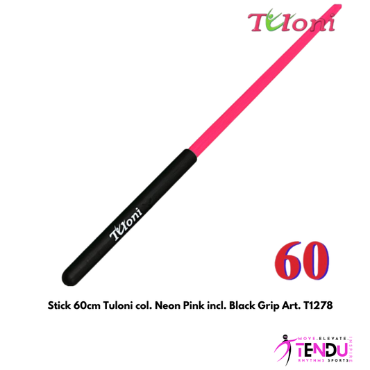 TULONI |  Stick 60cm Tuloni col. Neon Pink incl. Black Grip