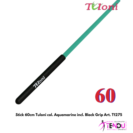 TULONI |  Stick 60cm Tuloni col. Aquamarine incl. Black Grip