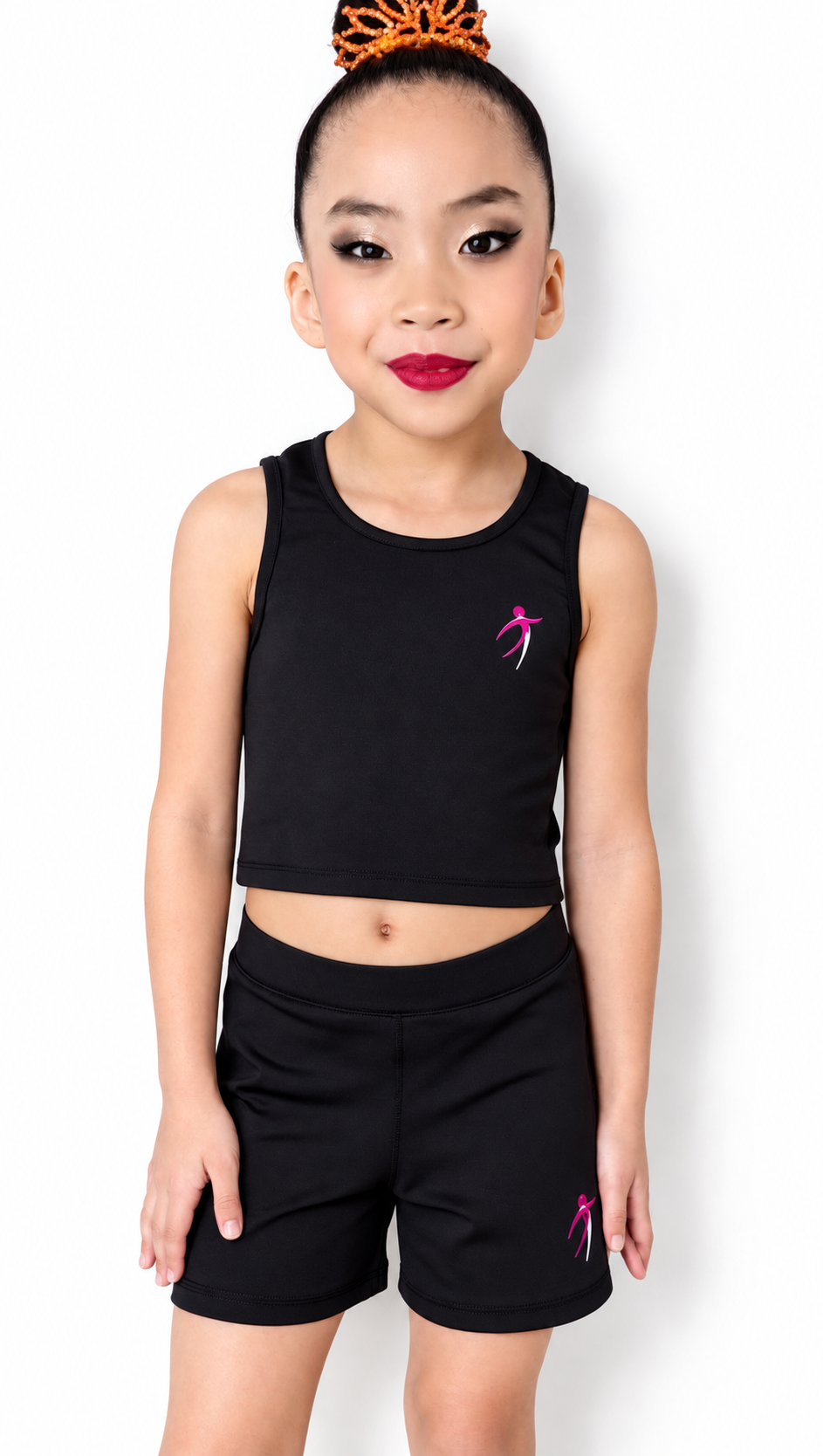TENDU |  Tendu Gymnastics Top & Shorts Set - Pink GYMNAST