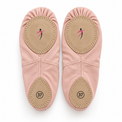 Tendu Stretch Ballet Shoes – Split Sole-col. Pink Blush